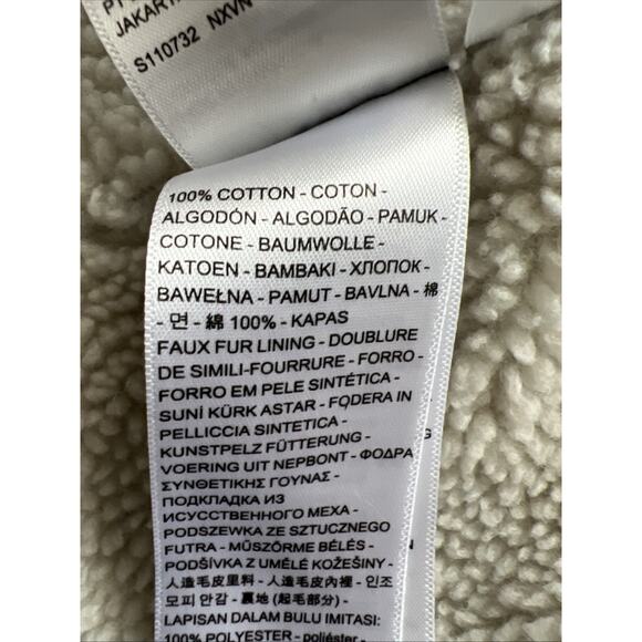 Levi's Trucker Jacket Women S Gray Corduroy Sherpa Snap Buttons Slim Fit Classic - Picture 7 of 13